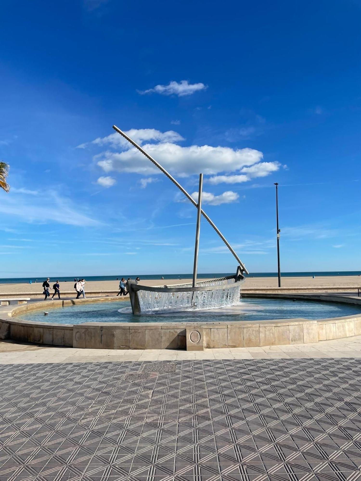 Habitacion Frente A Playa De La Malvarrosa Apartment Валенсия Екстериор снимка